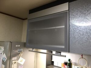 広島キッチン取付け隊　電動昇降乾燥機の取替　施工後